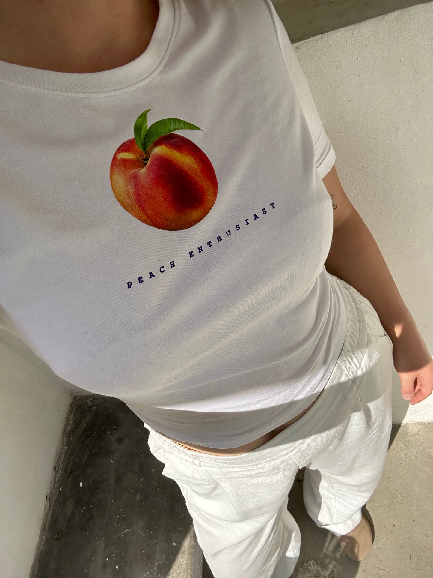 Baby Tee Peach Enthusiast