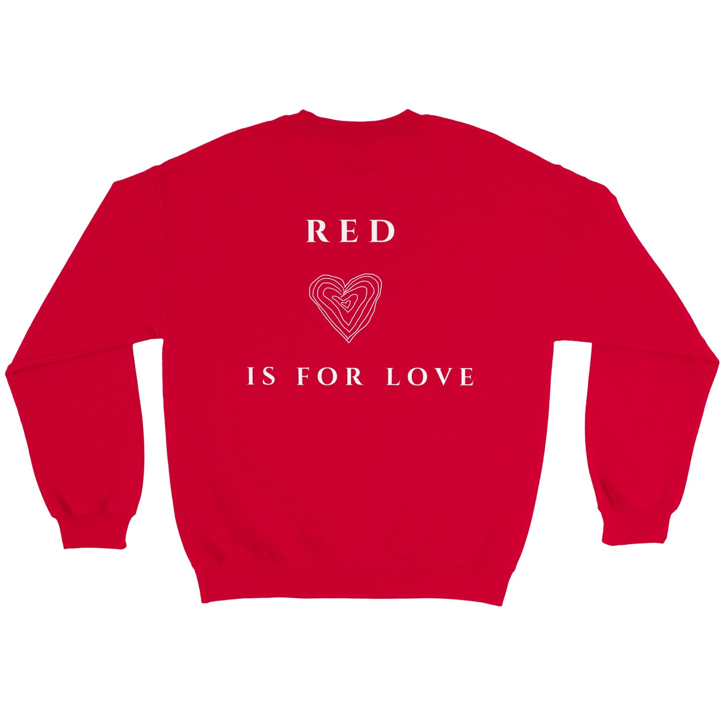 Bluza Red is for love