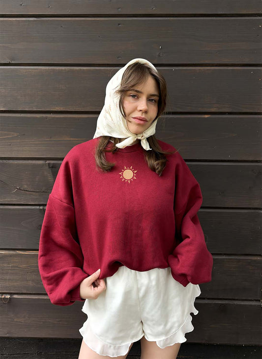 Bluza Il Sole burgundy