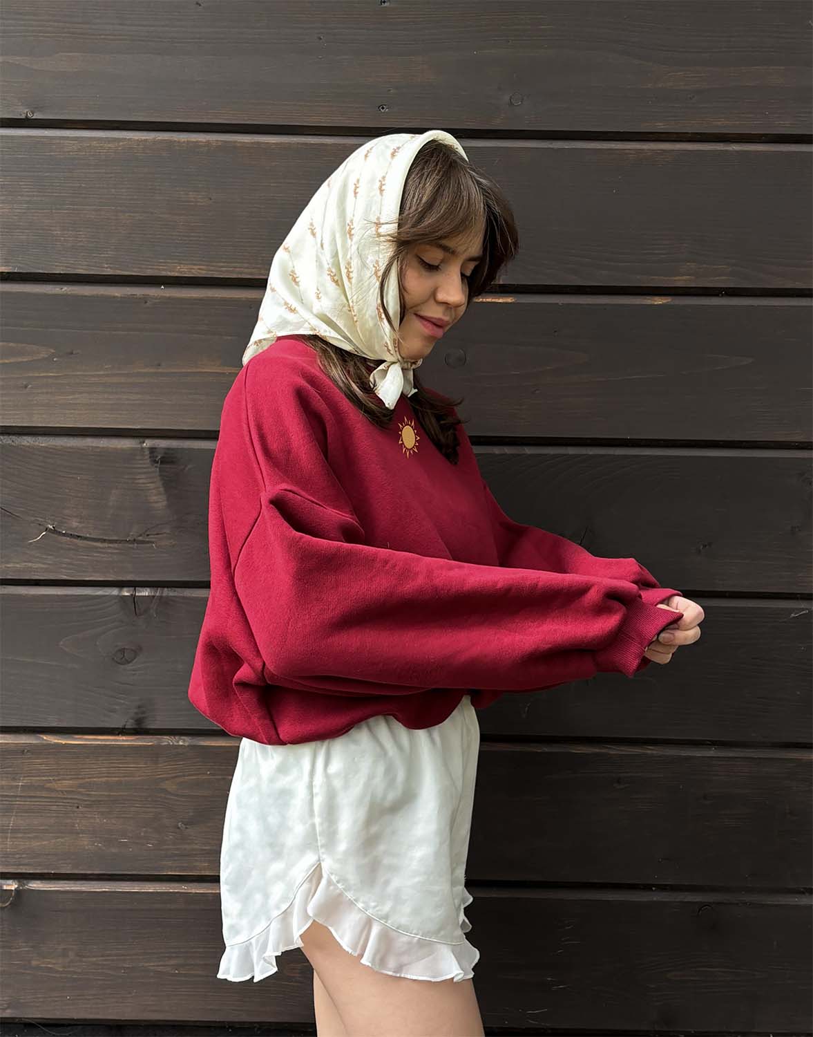 Bluza Il Sole burgundy